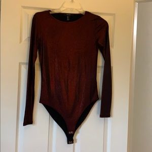 Deep Red Bodysuit